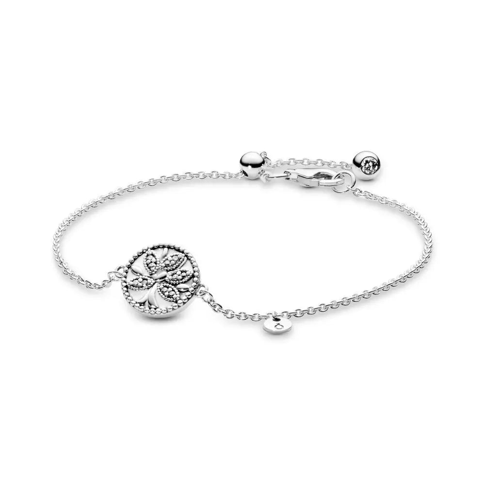 925 Sterling Silver Sparkling Heart Tennis Bracelet | Elegant Women’s Timeless Jewelry Gift
