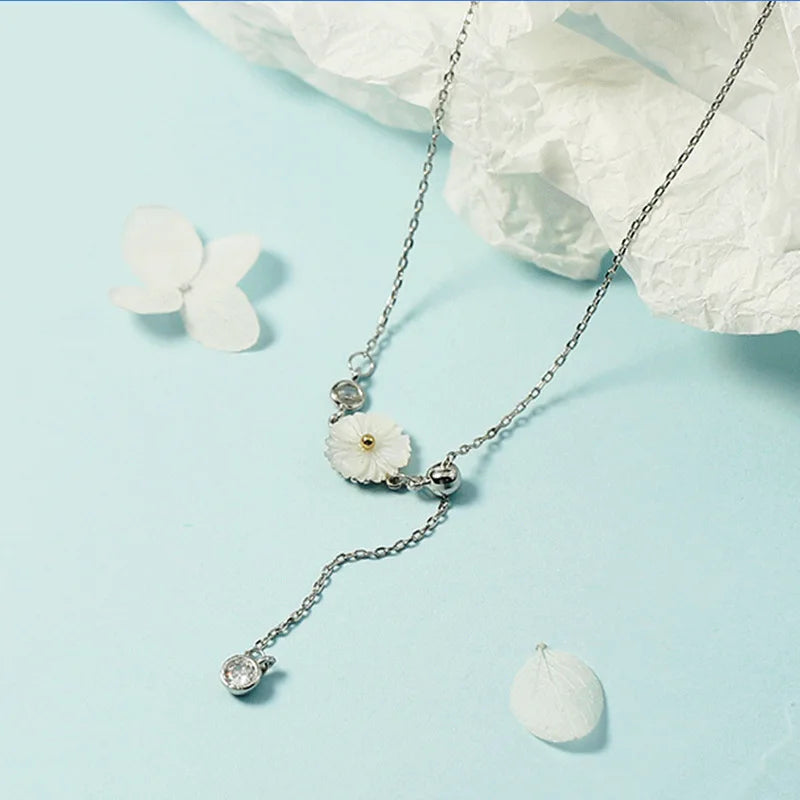 925 Sterling Silver Heart Pendant Necklace | Adjustable Love Choker for Women & Girls, Elegant Jewelry Gift