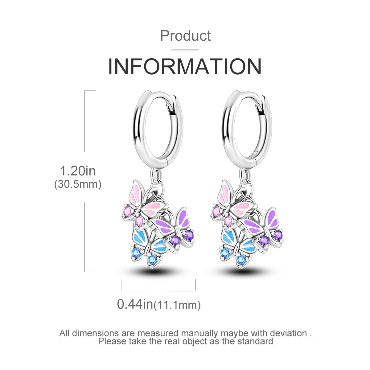 Orstarry 925 Sterling Silver Pink Sweet Bow Drop Earrings | Women’s Original Jewelry Party & Anniversary Gift