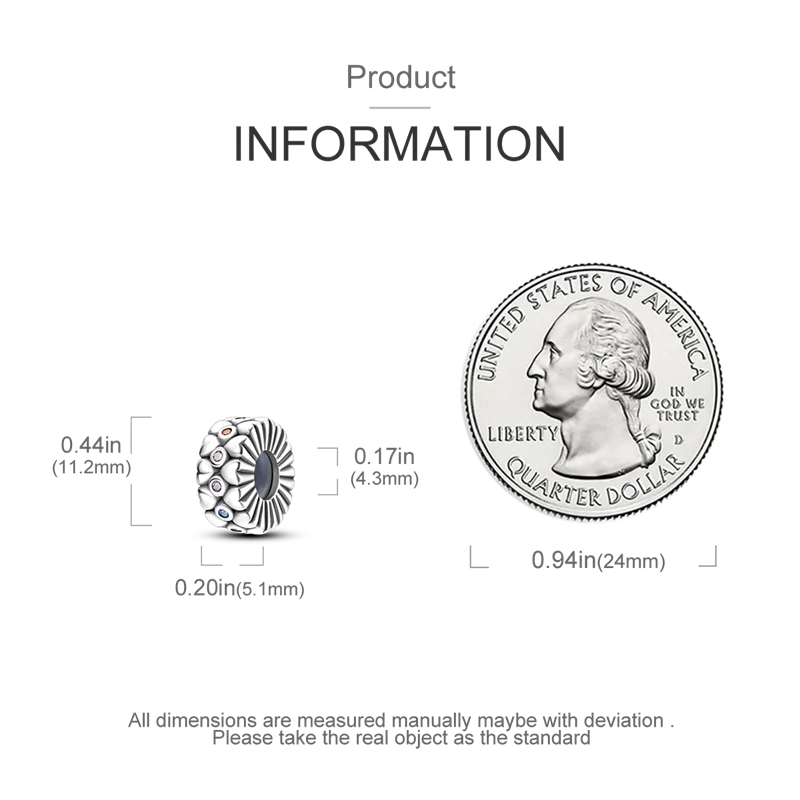 925 Sterling Silver Star, Moon & Heart Safety Chain | CZ Beads Angel Wing Charm for Original Bracelet DIY Jewelry