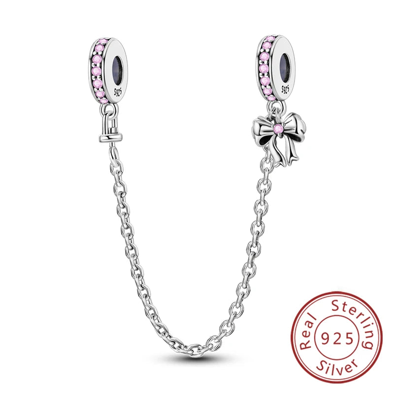 925 Sterling Silver Ballet Shoes & Perfume Bottle Charms | Bow Beads Fit Original Bracelet Pendant DIY Fine Jewelry for Women