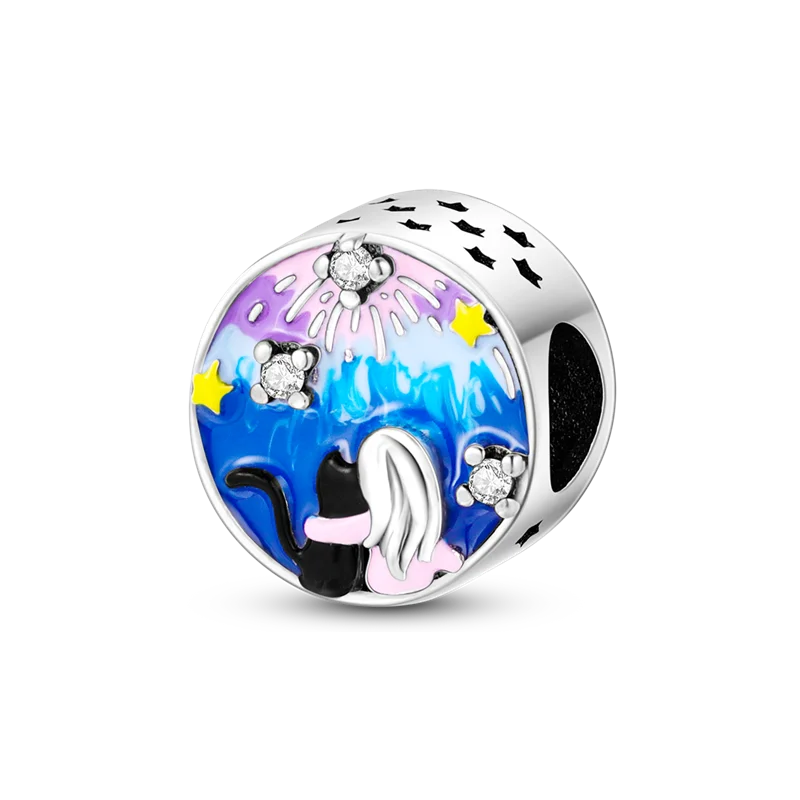 100% 925 Sterling Silver Dinosaur Frog Butterfly Charms Beads | Fit 4mm Bracelets DIY Anniversary Jewelry