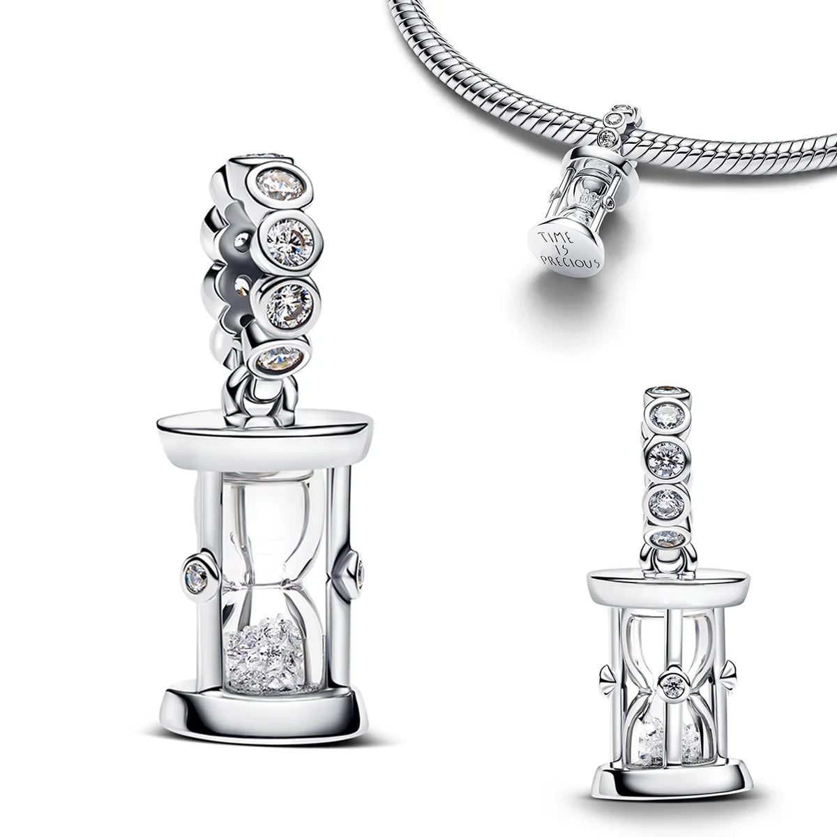 925 Sterling Silver Golden Charms – Horse, Lion, Castle Beads for Bracelet & Necklace DIY Jewelry