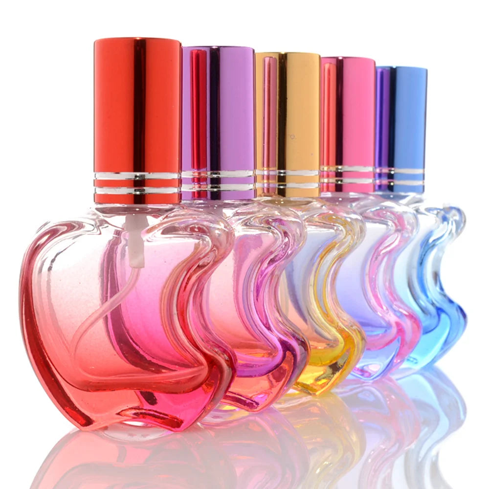 10ML Mini Colorful Glass Perfume Bottle – Portable Refillable Atomizer | Cosmetic Dispenser Vials for Women