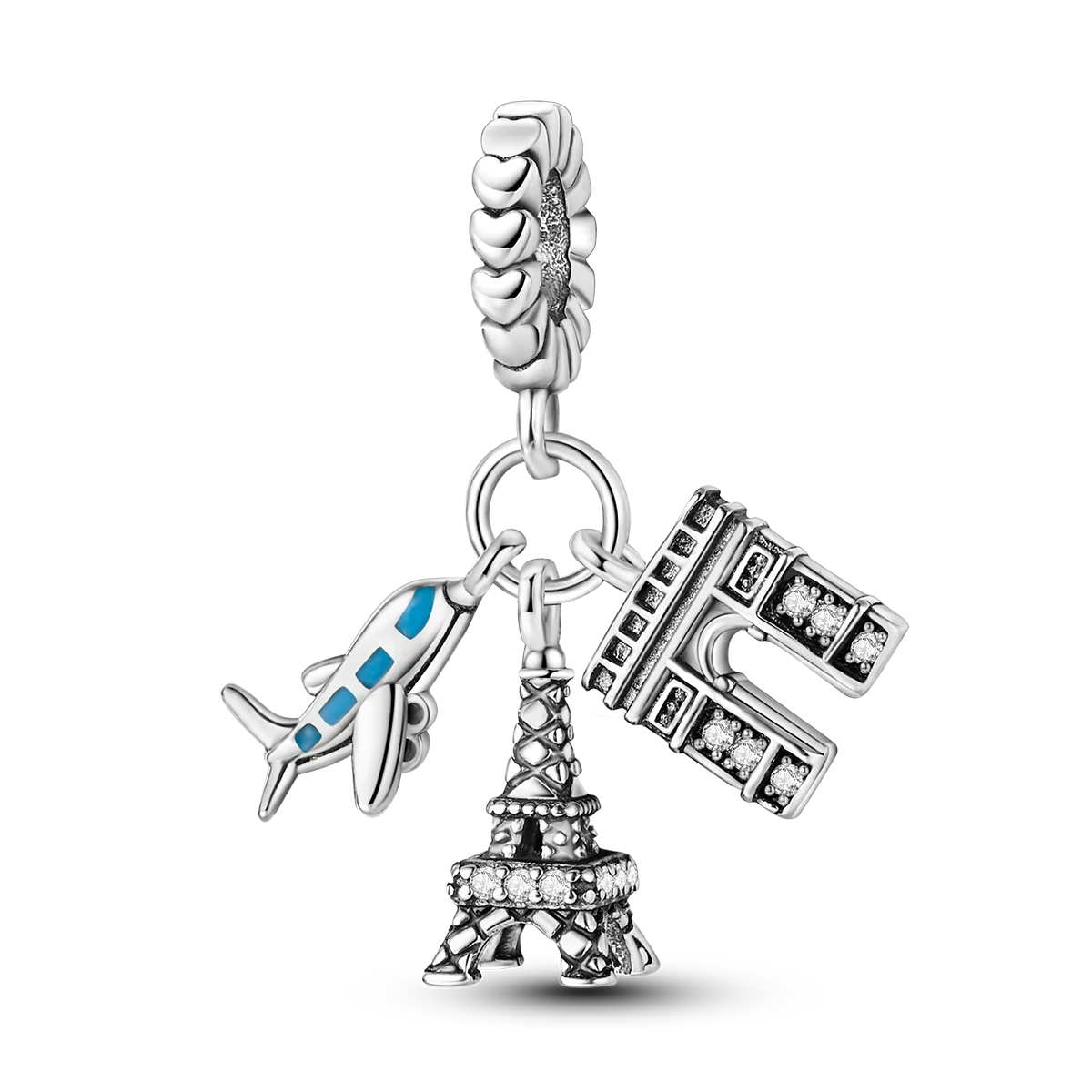 2025 Hot Sale 925 Sterling Silver Pink Butterfly Luminous Firefly Charm | Dangle Bead Fit Bracelet Necklace DIY Jewelry