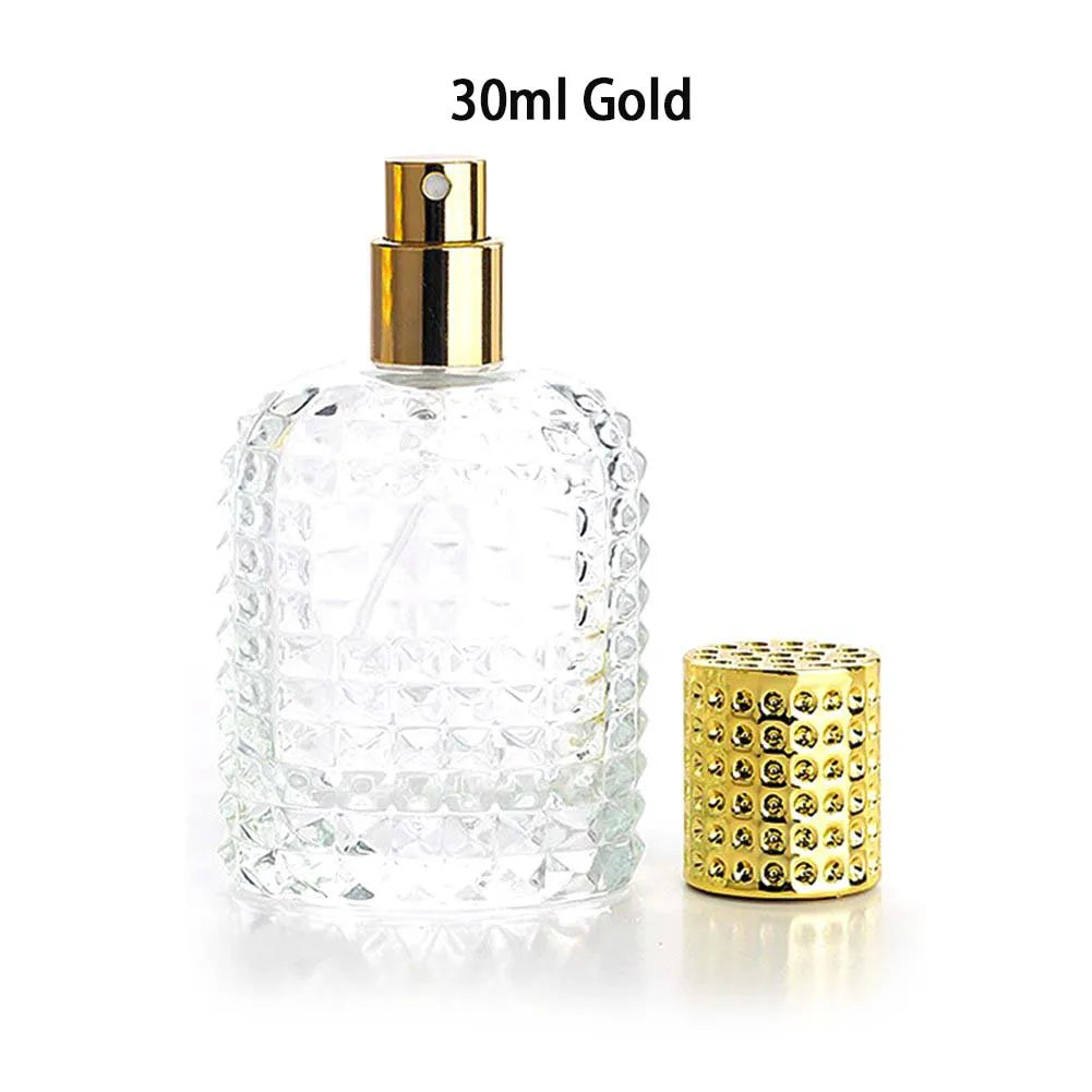 30ML/50ML Travel Perfume Atomizer – 1PCS/3PCS Pineapple-Shaped Refillable Spray Bottle | Portable Transparent Unisex Dispenser