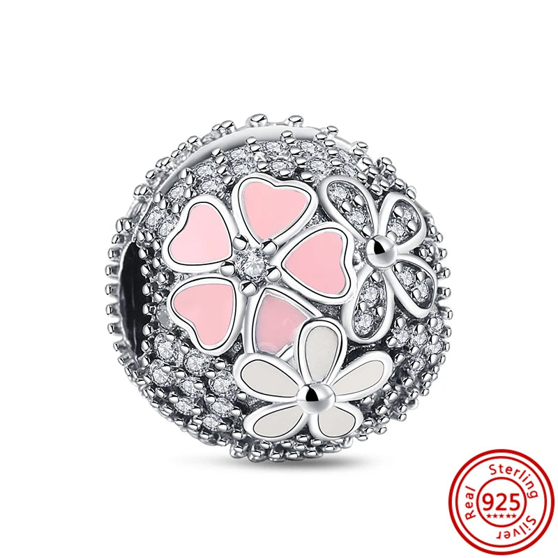 Authentic 925 Sterling Silver Snowflake, Starfish, Shell & Heart Charms | Fit Original Bracelets DIY Women Jewelry