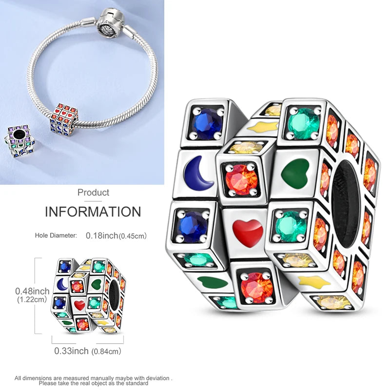 2025 Hot Elk, Dinosaur & Firefly Luminous Dangle Charm Beads | 925 Sterling Silver DIY Bracelet