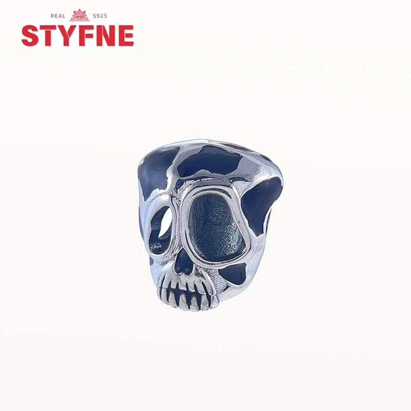 925 Sterling Silver Luminous Pumpkin Skull Charm – Halloween Series Beads Fit Original Pandora Bracelet Women DIY Jewelry Gift