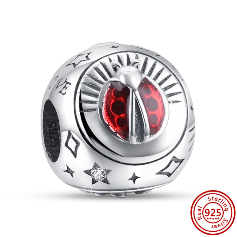 925 Sterling Silver Heart Pave Zircon Family Tree Charm | Fits Original Bracelet Women’s Luxury Jewelry Gift