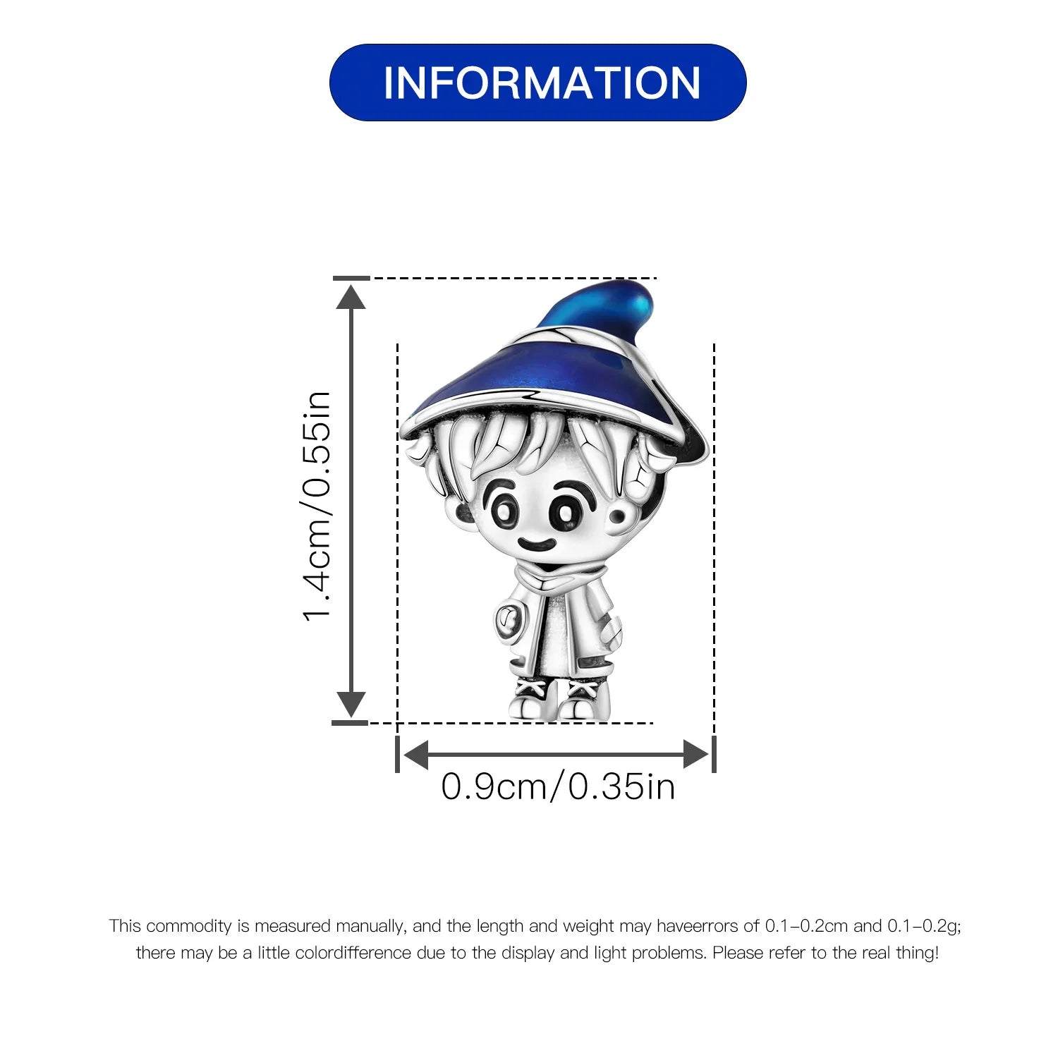 Orstarry 925 Sterling Silver Cartoon Nurse Charm Bead | Cute DIY Bracelet Jewelry Gift for Women