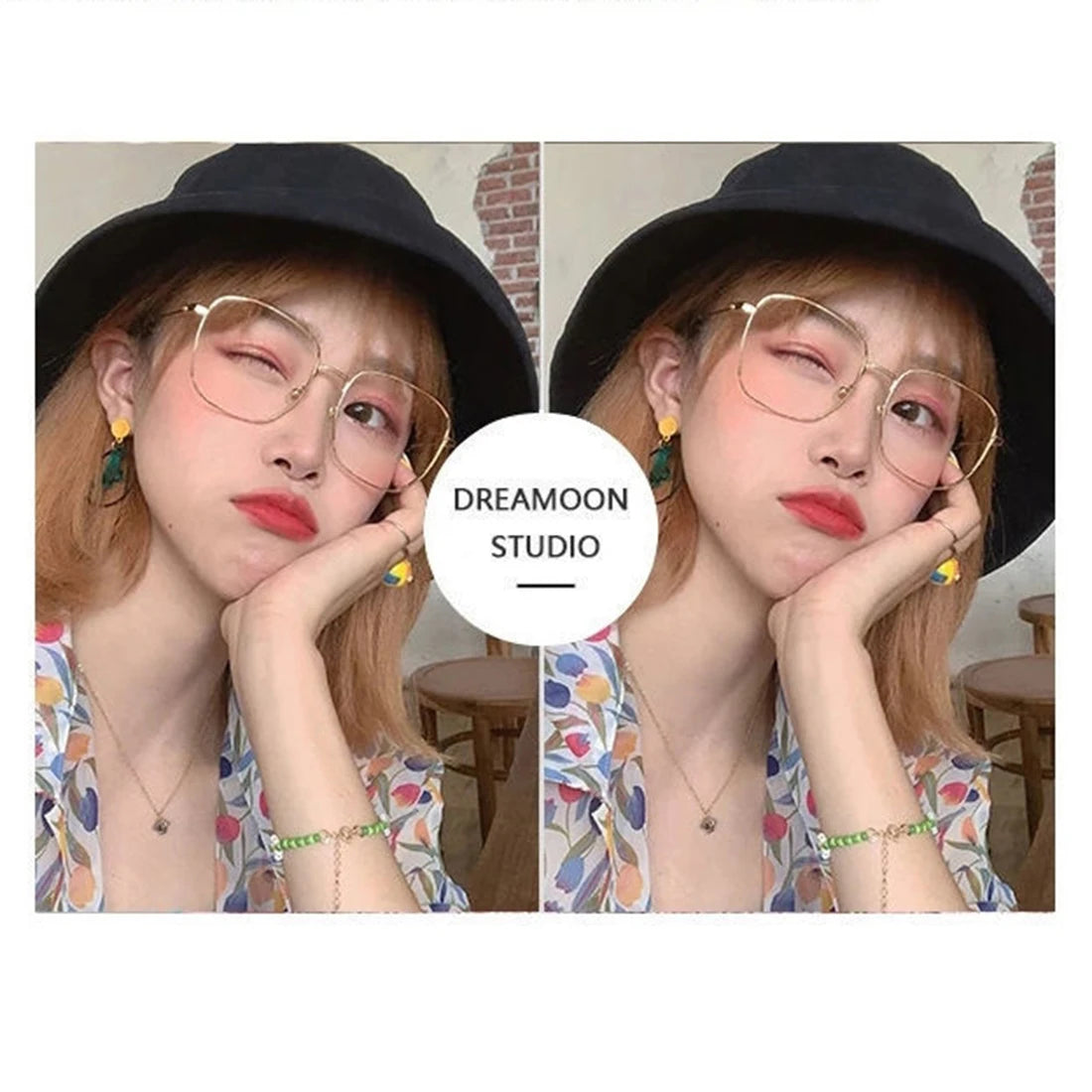 Square Metal Frame Anti Blue Light Computer Glasses – Unisex Optical Spectacles for Women & Men | Transparent Lenses Очки Прозрачные