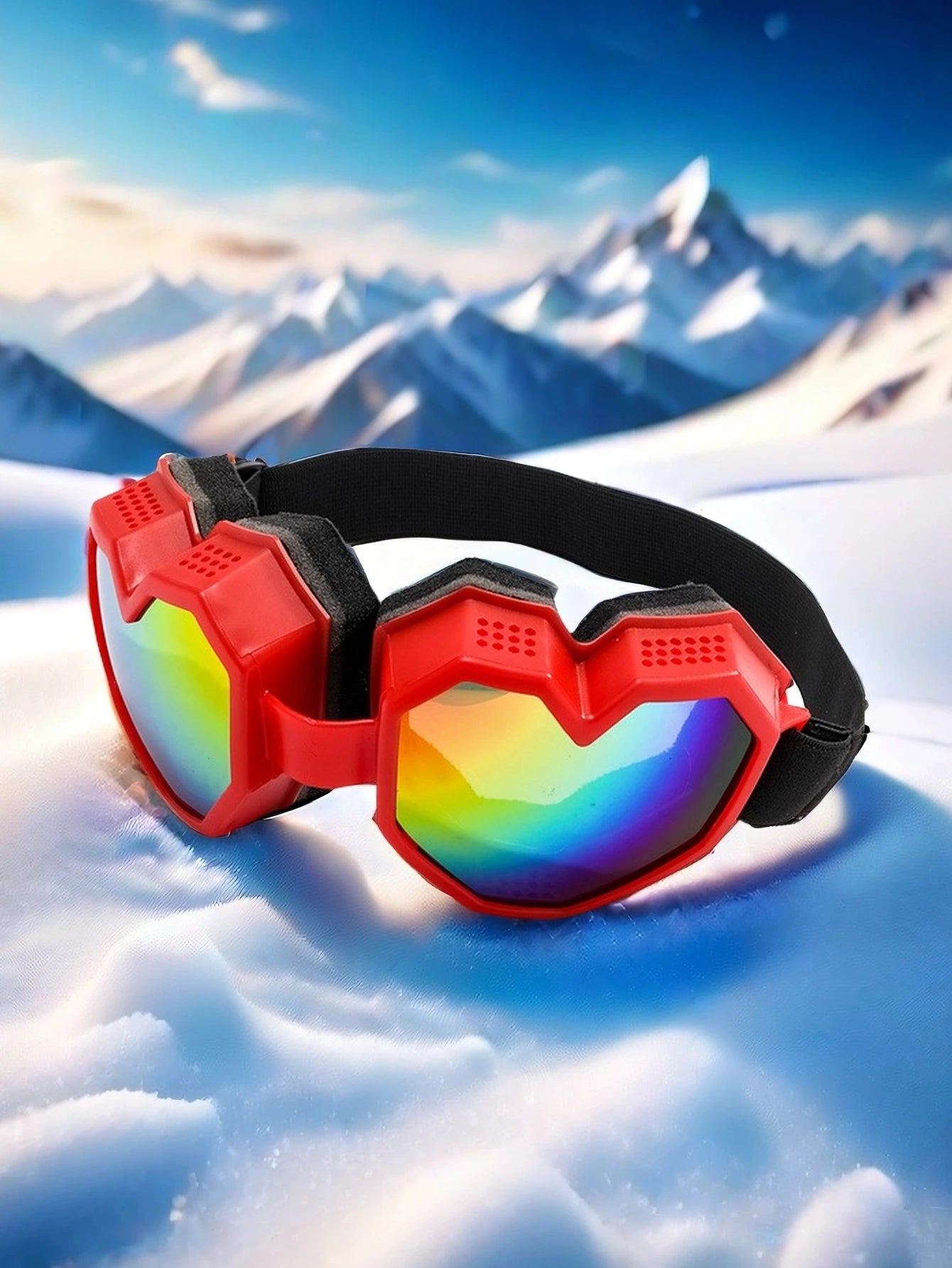 PC Love-Shaped Sunglasses – Windproof & UV-Proof Ski Goggles | Trendy Heart-Shaped Glasses