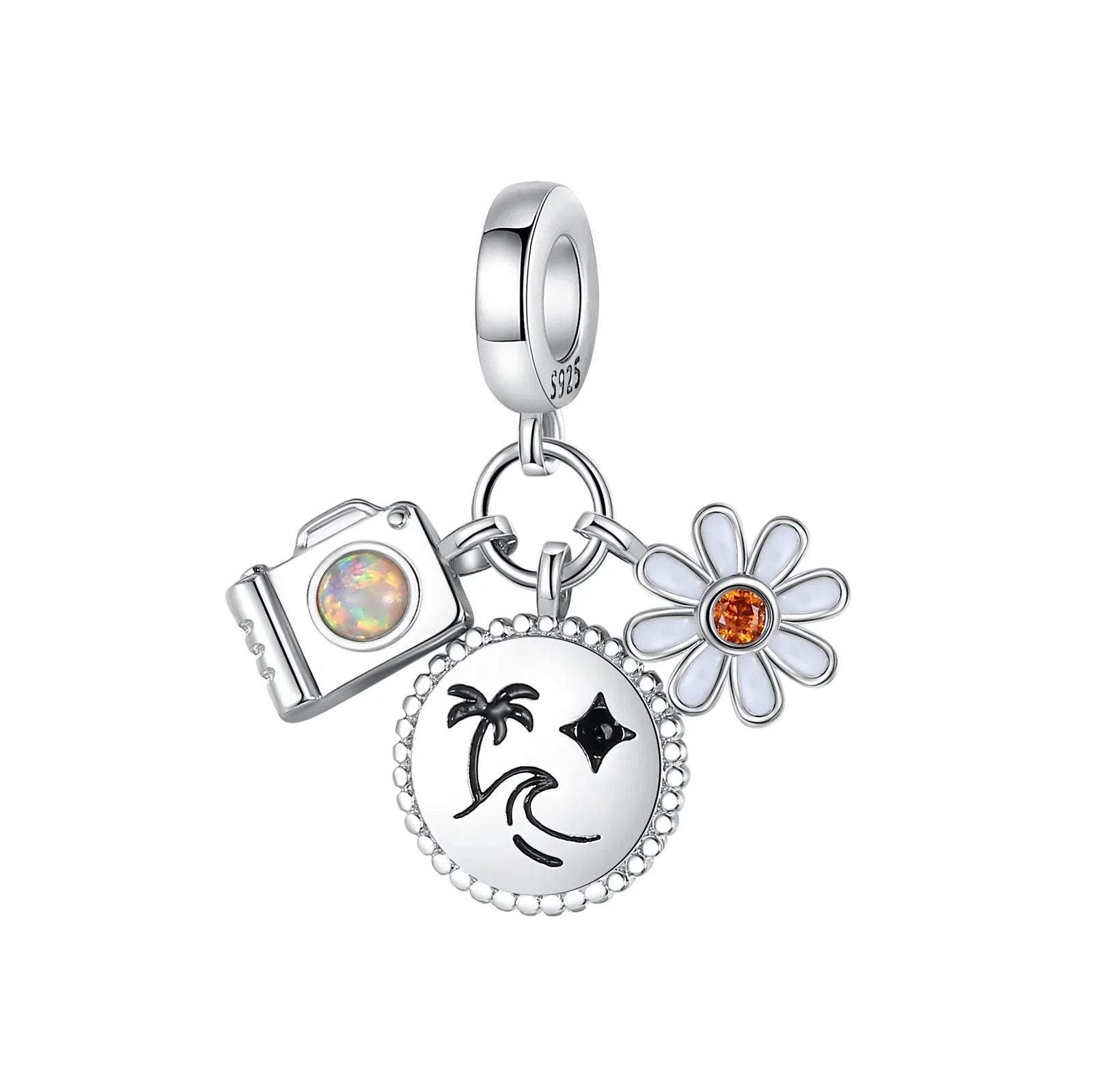 2025 Hot Sale 925 Sterling Silver CZ Pave Mother’s Embrace Dangle Charm | Fit Original Pandora Bracelet DIY Jewelry