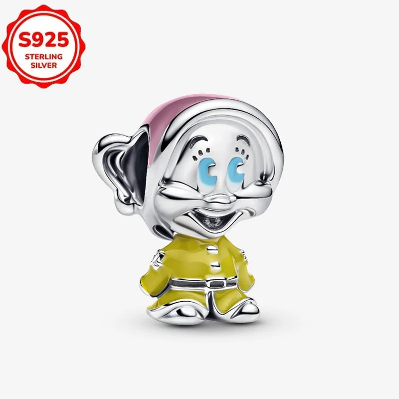 New Disney 925 Sterling Silver Cheshire Cat & Dumbo Charms – Original Bracelet Beads DIY Pendant Halloween Jewelry Gift