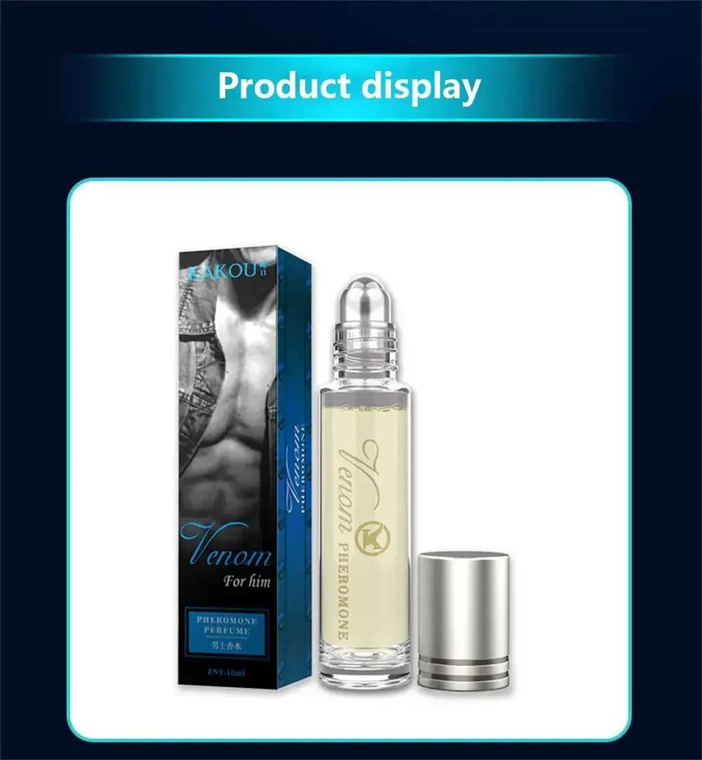 10ml Pheromone Perfume for Men & Women – Roll-On Essential Oil Fragrance, Long-Lasting Scent, Opposite Sex Attraction