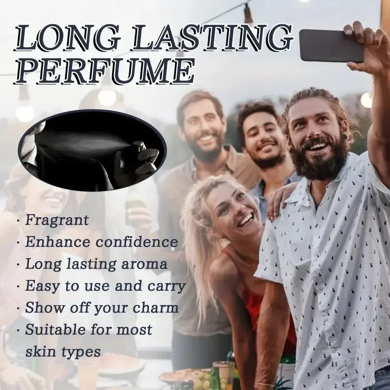50ML Woody Men’s Perfume Spray – Flirting Pheromone | Long-Lasting Irresistible Floral Vibrant Fragrance