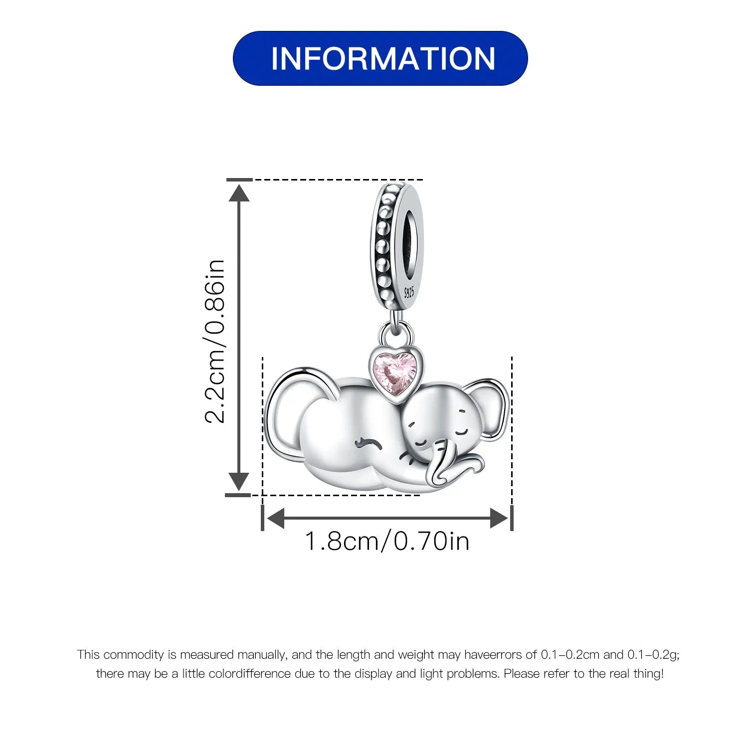 925 Sterling Silver Cute Raccoon Charm Bead | Animal Bracelet Decoration DIY Jewelry Birthday Gift