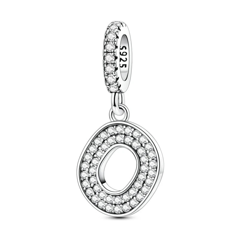 New 26 A–Z Letter Charms Beads 925 Sterling Silver | Alphabet Pendant Fit Original Bracelet Women Jewelry Gift