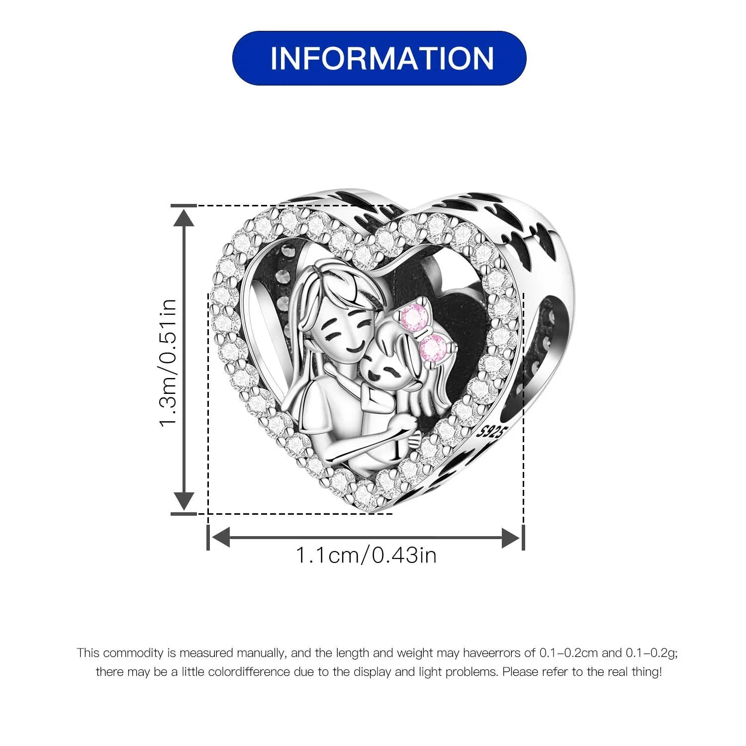 Orstarry 925 Sterling Silver Cartoon Nurse Charm Bead | Cute DIY Bracelet Jewelry Gift for Women