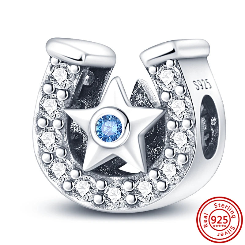 New 925 Sterling Silver Heart Paw Print Bone Clover Flower Heartbeat Charms | Fit Original Bracelet Women Jewelry Gift