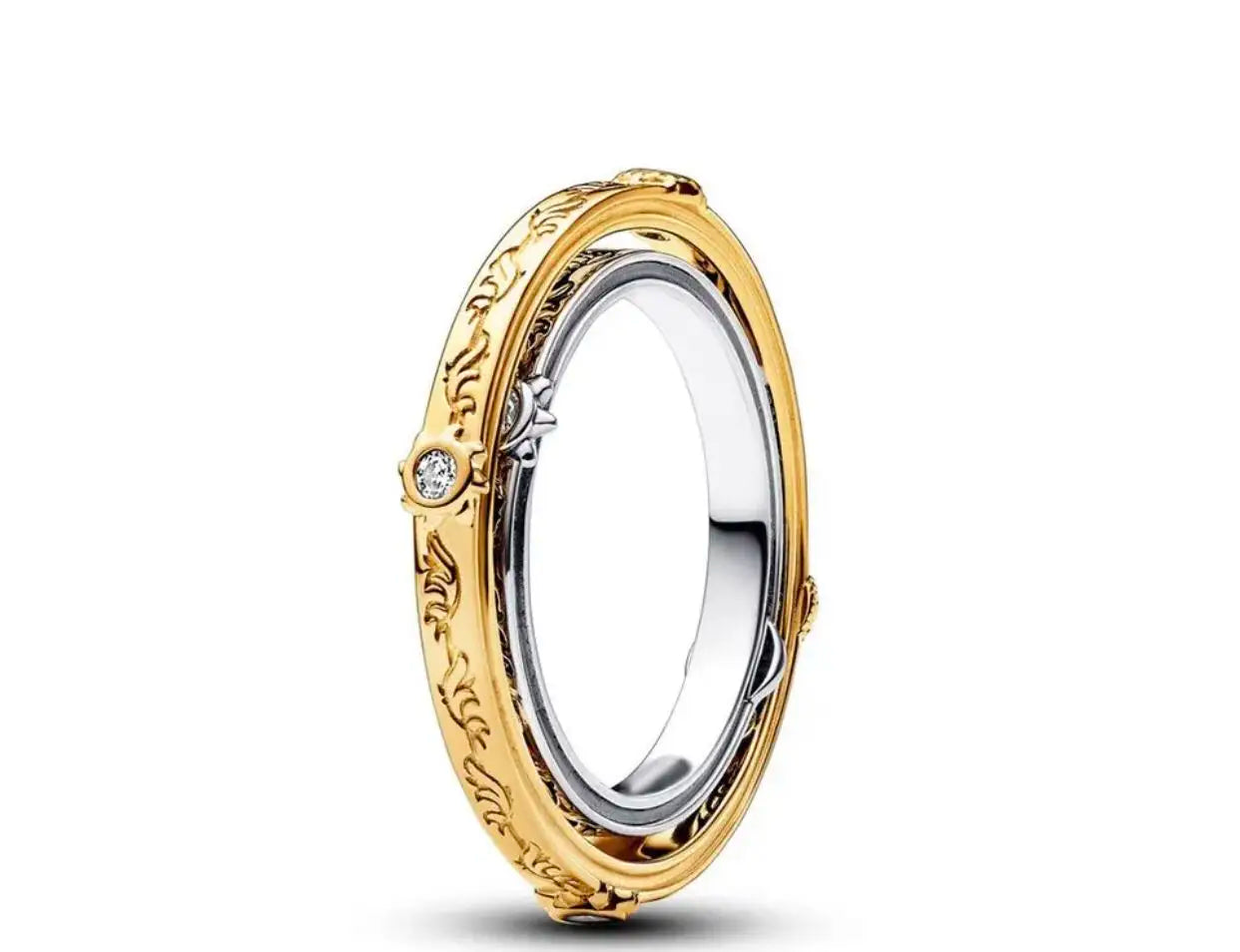 Fashion 925 Sterling Silver Disney Classic Crown & Heart Bow Mickey Mouse Ring | Women’s Anniversary Jewelry Gift