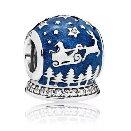 New 925 Sterling Silver Christmas Tree Snowflake Deer Sweater Charm | Fit Original Bracelet DIY Women Jewelry Gift