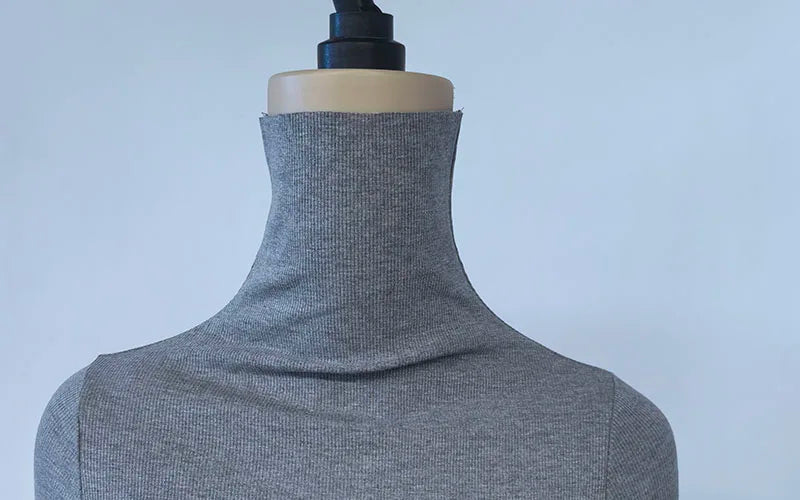 Women's Turtleneck Knitted Sweater | Autumn Slim Fit Pullover | High-End Long Sleeve Basic Top