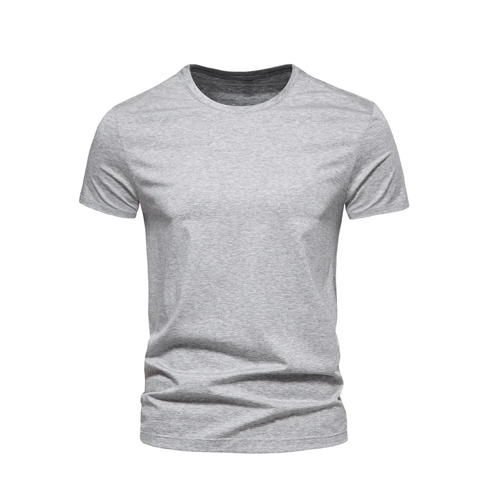 Men’s Solid Color Quick-Dry T-Shirt | Black Casual Gym & Running Fitness Tee