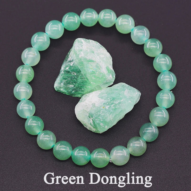 Genuine Tree Patterned Moss Agate Beads Bracelet – Natural Energy Healing Jewelry for Men & Women