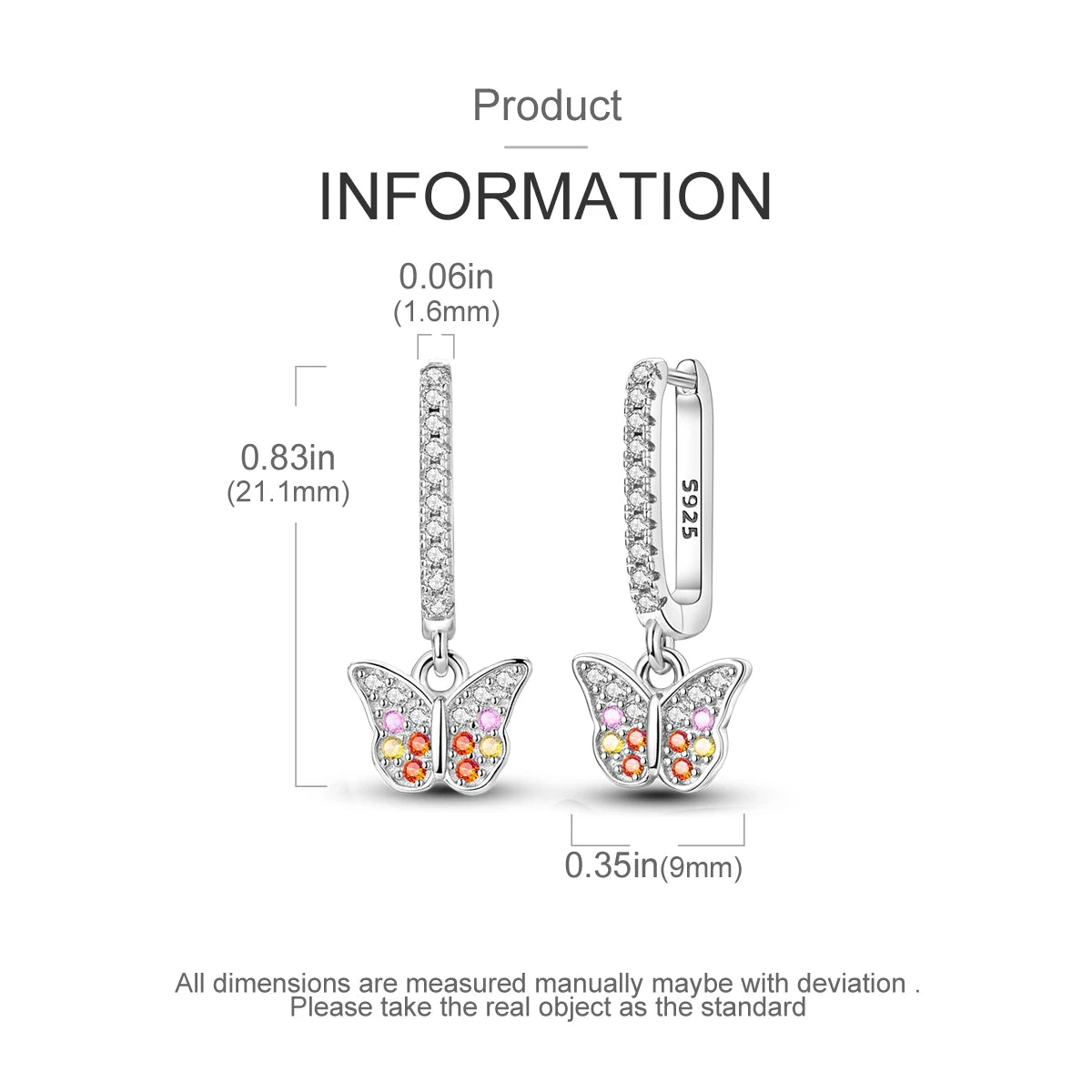 Orstarry 925 Sterling Silver Pink Sweet Bow Drop Earrings | Women’s Original Jewelry Party & Anniversary Gift