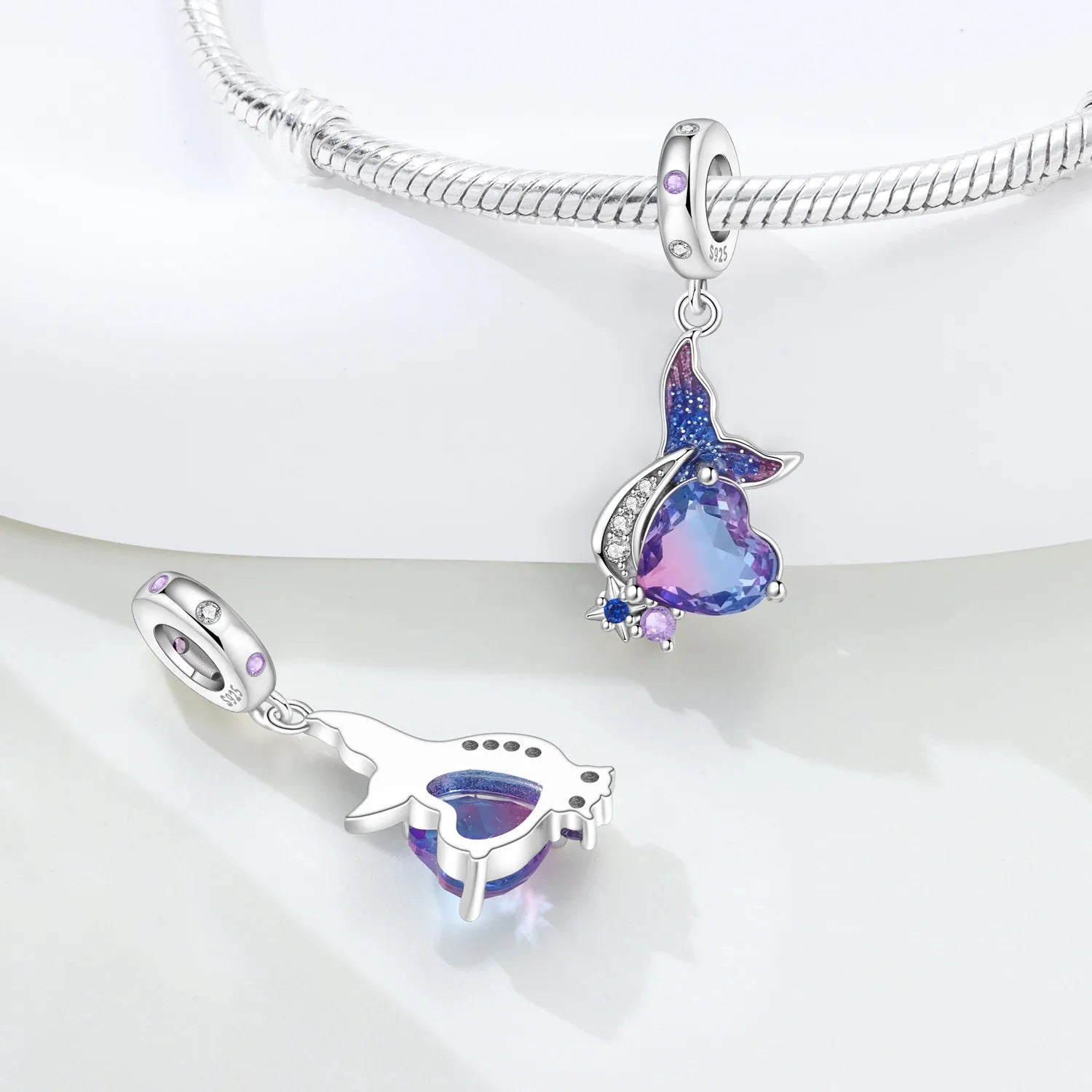 PANPOKI 925 Sterling Silver Little Devil Charm Beads | Fit Original Bracelet Pendant DIY Trendy Women Jewelry Gift