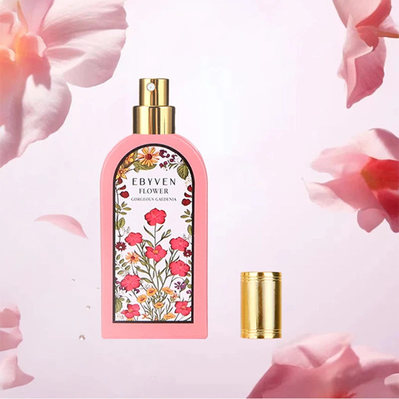 Women's Floral Perfume – Jasmine Gardenia Magnolia Eau de Toilette 50ml | Fresh Natural Long-Lasting Dreamy Floral Fragrance