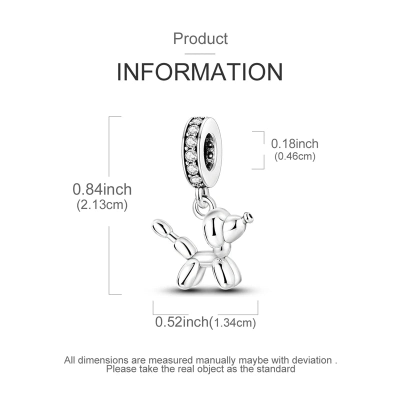 925 Sterling Silver Cute Cat Charm Beads | Paw Print Pendant for Original DIY Bracelets & Women’s Jewelry Gift