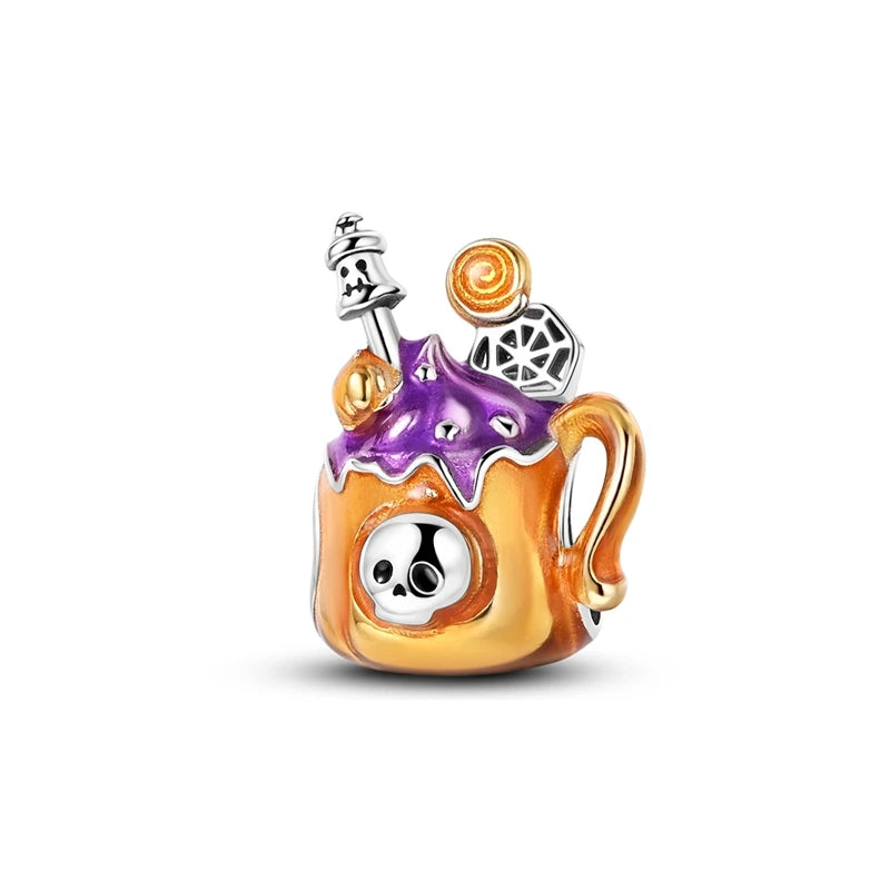 2025 Original 925 Sterling Silver Christmas & Halloween Charms | Santa Claus Snowman Beads Fit Bracelet Pendant Jewelry Gift