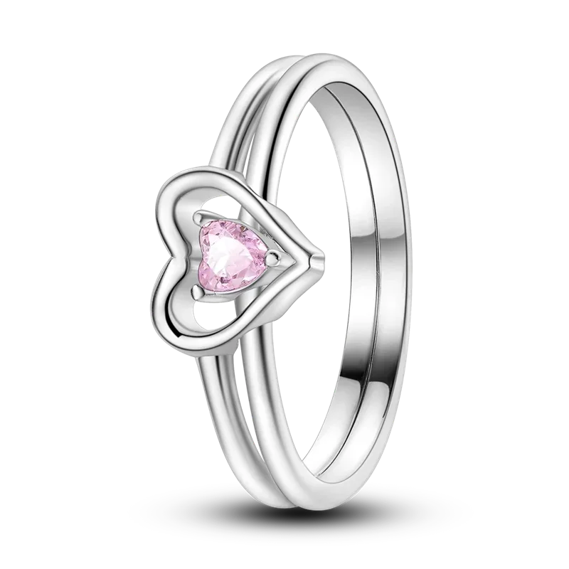 925 Sterling Silver Eternal Love Dewdrop Firefly Glow-in-the-Dark Ring for Women | Fashion Engagement & Wedding Jewelry