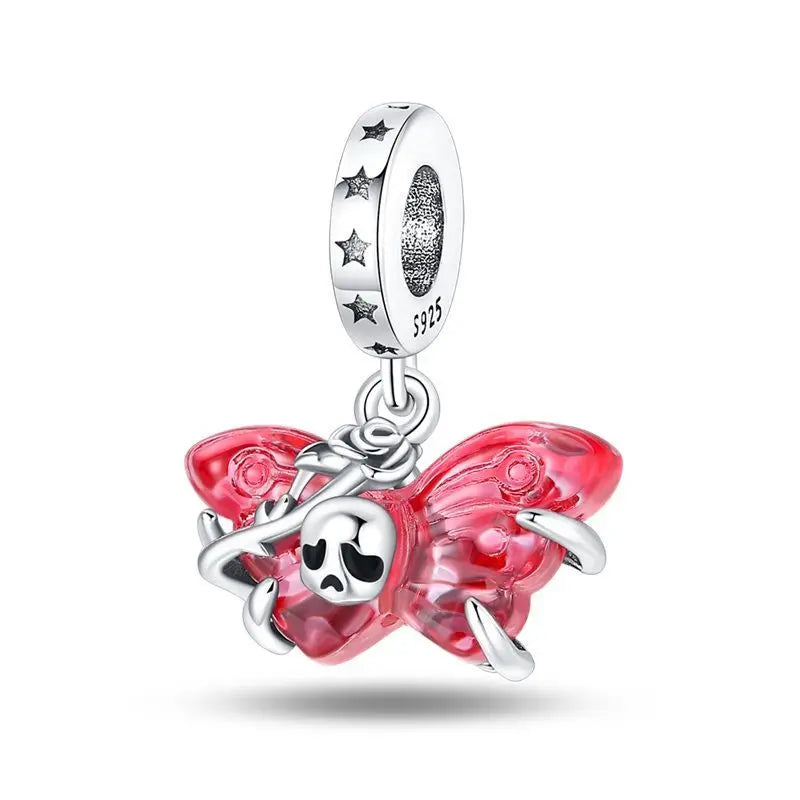 PANPOKI 925 Sterling Silver Little Devil Charm Beads | Fit Original Bracelet Pendant DIY Trendy Women Jewelry Gift
