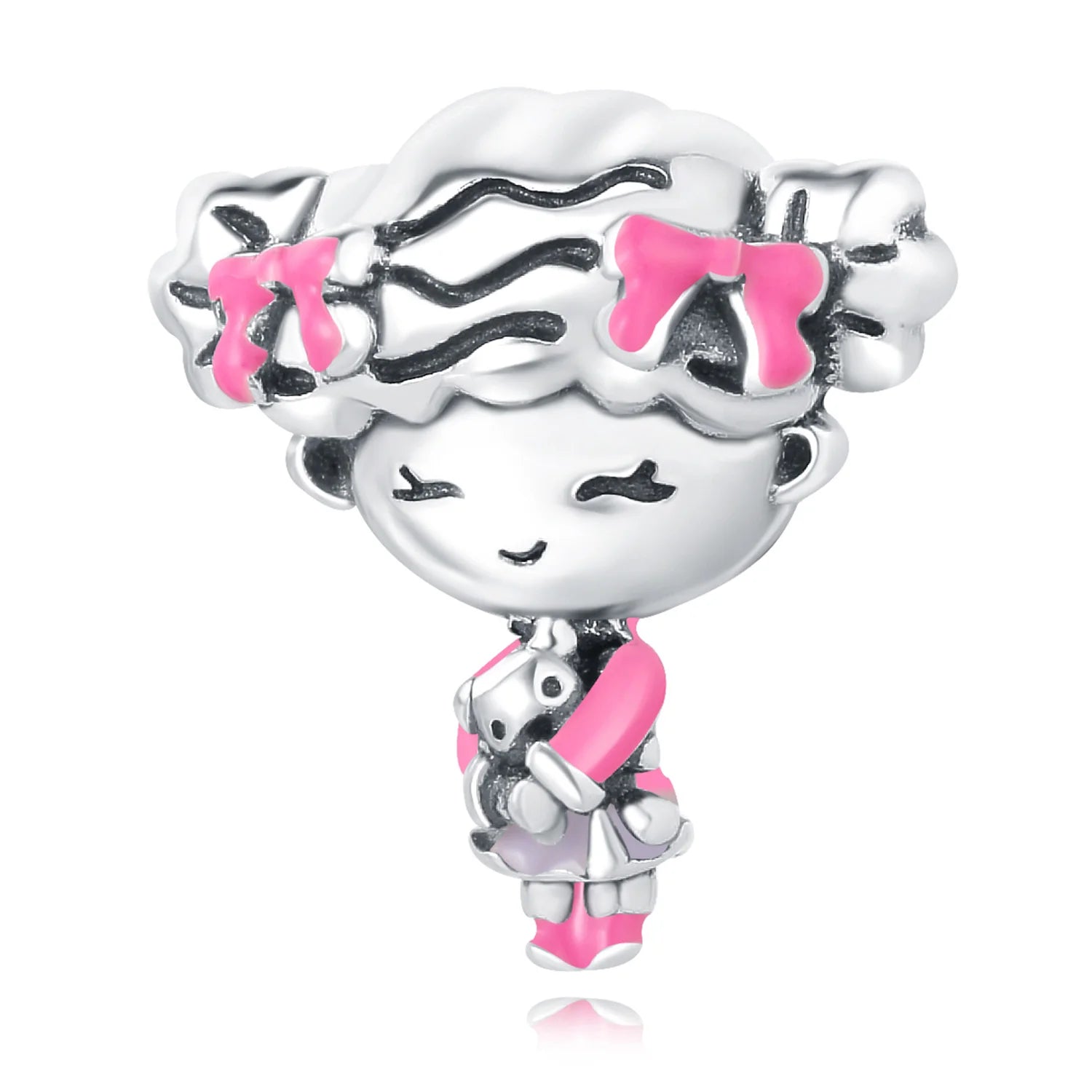 Orstarry 925 Sterling Silver Cartoon Nurse Charm Bead | Cute DIY Bracelet Jewelry Gift for Women