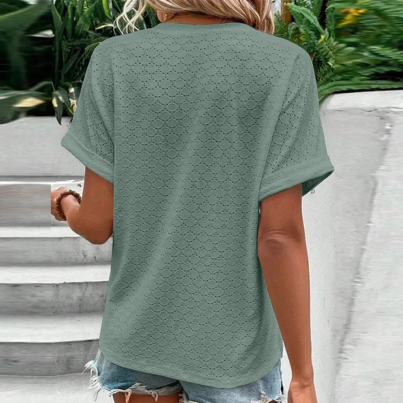 Casual Y2K Women’s T-Shirt | Vintage Elegant Summer Streetwear Top for Ladies