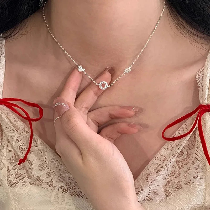 Trendy 925 Sterling Silver Pearl Pendant Necklace – Simple Elegant Jewelry for Women