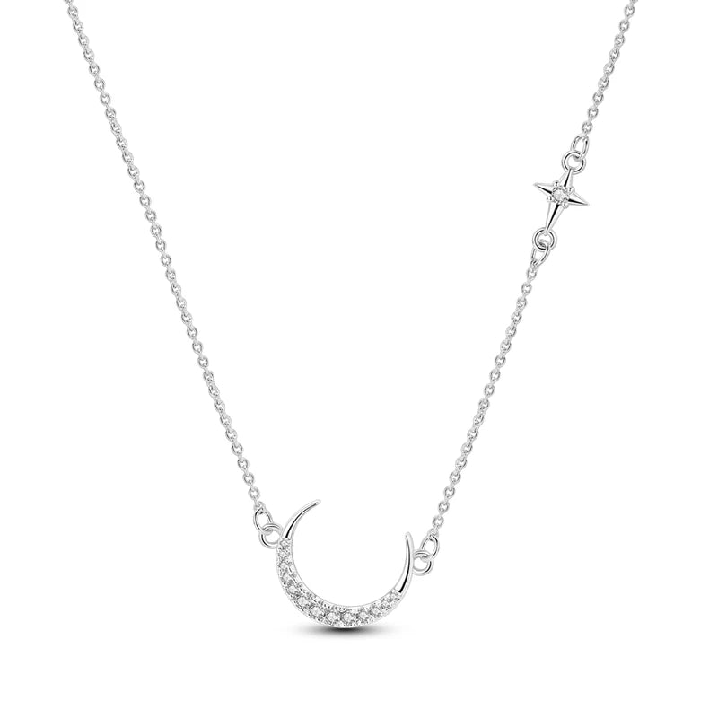 925 Sterling Silver Purple Infinite Love Heart Planet Necklace | Elegant Women’s Fashion Jewelry Birthday Gift