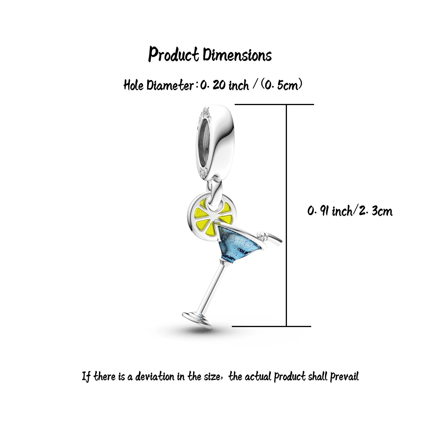 Manyilus 2025 New Drink Charm Keychain | 925 Sterling Silver Bead for Bags & Original Bracelet DIY Jewelry for Women