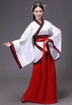 Vintage Women’s Top & Skirt 2-Piece Set – Princess Hanfu Costume Cosplay Elegant Traditional Chinese Clothing 👘✨