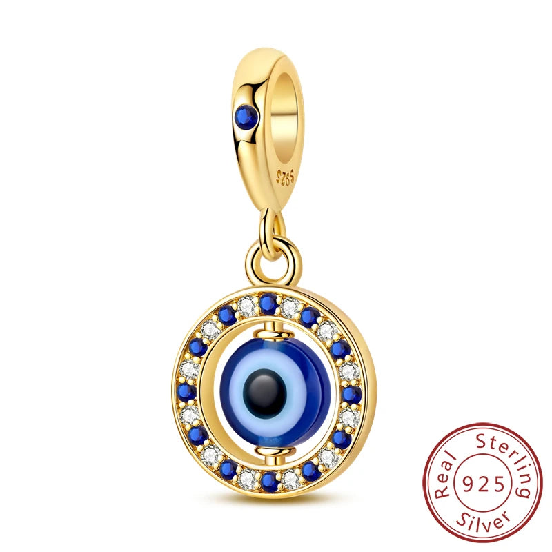 Original 925 Sterling Silver Charms – Mushroom, Unicorn, Wings & Pearl Beads for Women