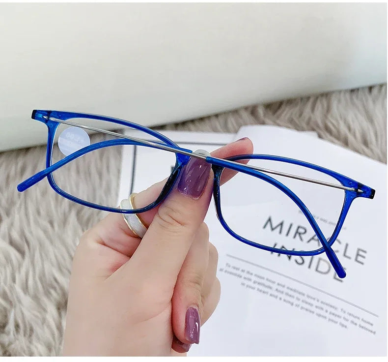 Anti-Blue Light Reading Glasses – Full Frame Square Optical Glasses for Men & Women | Radiation Protection Computer Eyewear