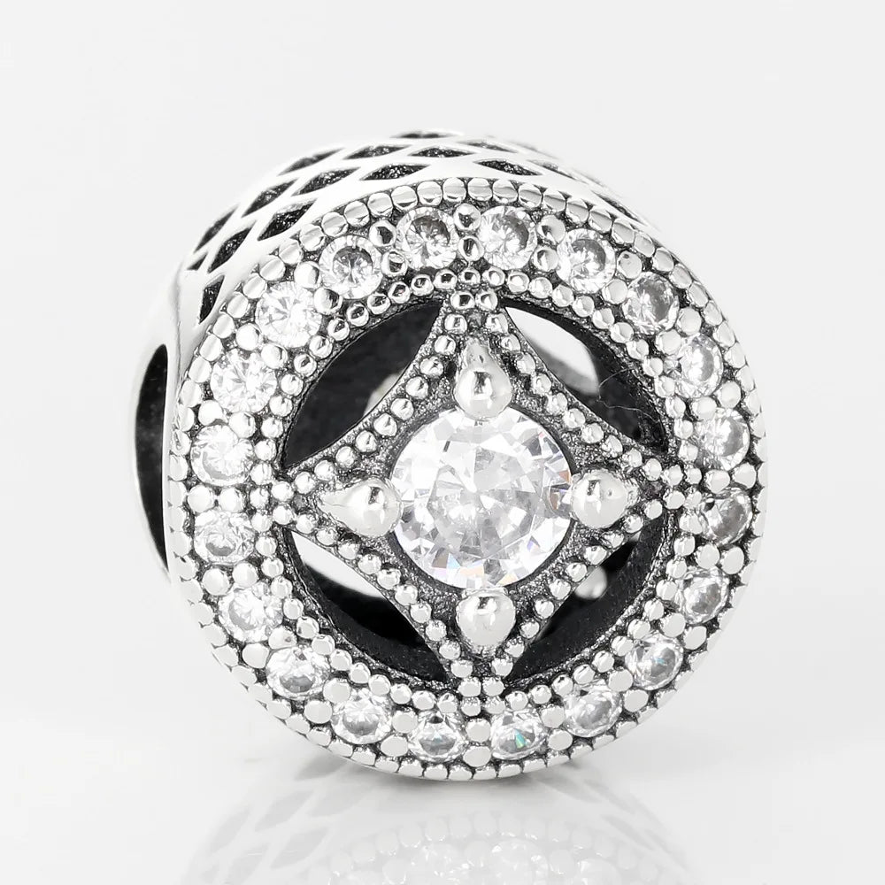 925 Sterling Silver Angel Wings Multi-Color Charm | Fits Original Pandora Bracelet | DIY Ladies Jewelry Accessories