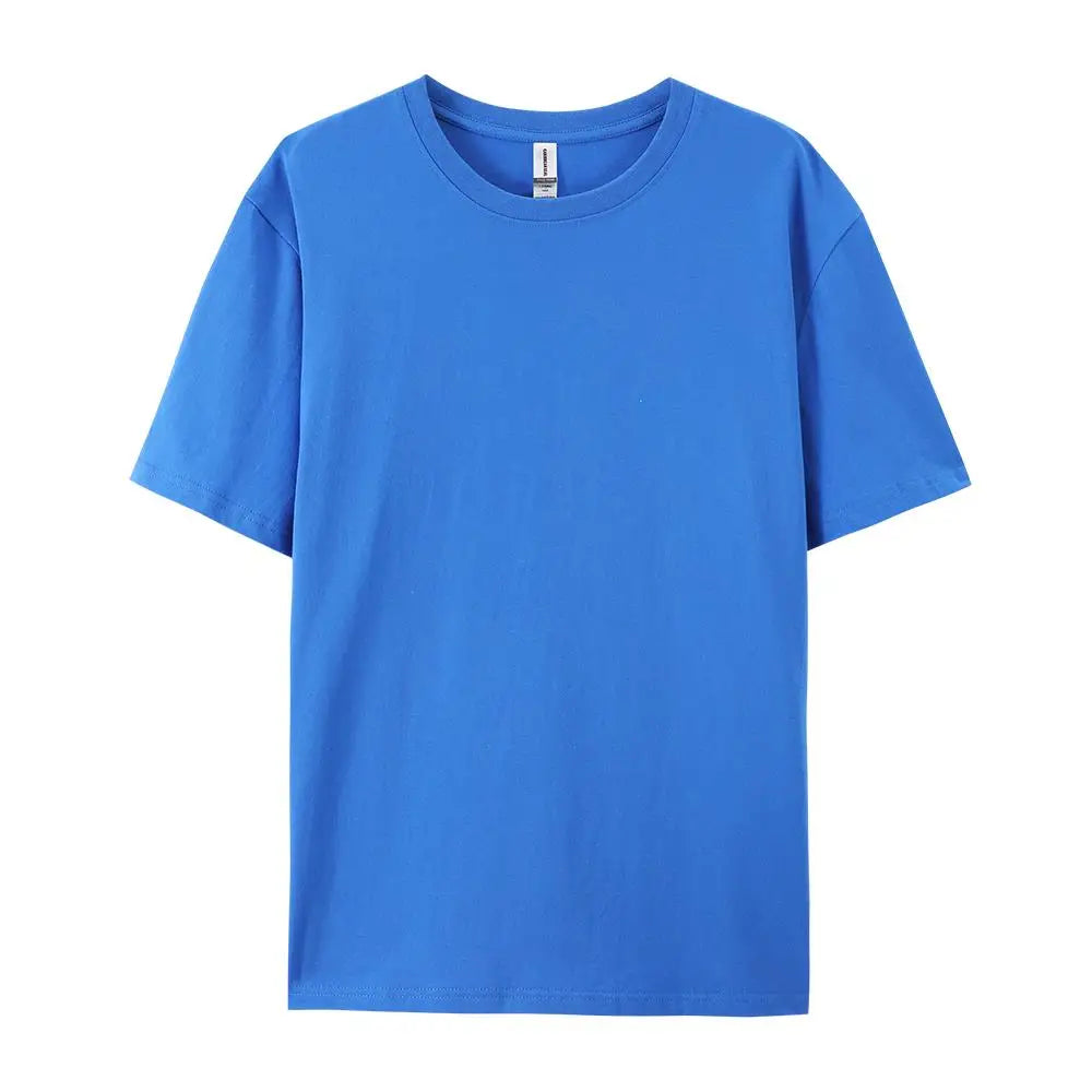 100% Cotton Women T-Shirt – Casual Sporty Short Sleeve O-Neck Tee | Loose Summer Top White & Black