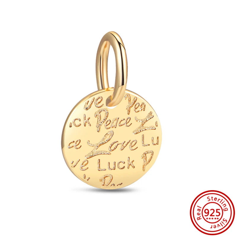 925 Silver Golden Bees & Yellow Roses Dangle Charm | Fit Original Bracelet Jewelry Gift