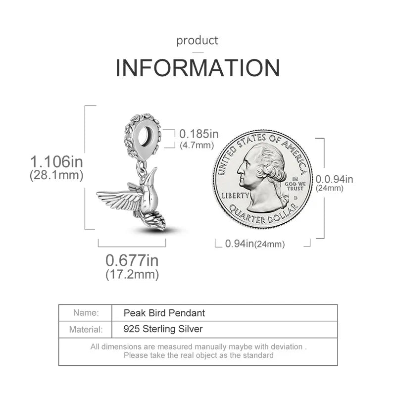 925 Sterling Silver Animal Series Charms | Horse, Squirrel, Elephant, Llama, Snake & Fox Fit Pandora Bracelet Original Jewelry