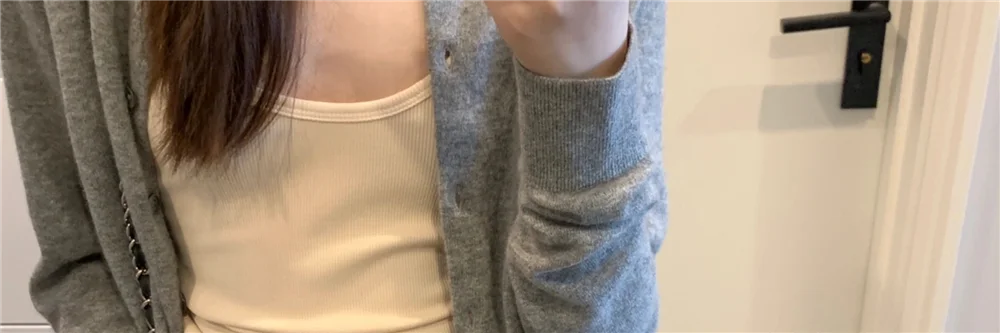 Elegant Knitted Open Cardigan for Women | Slim Fit V-Neck Korean Style Sweater 2025